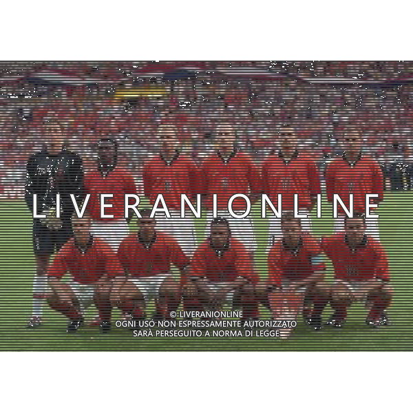 CAMPIONATO DEL MONDO FRANCIA 98-STADIO DI TOLOSA 29/06/1998 NELLA FOTO FORMAZIONE OLANDA AG ALDO LIVERANI S A S