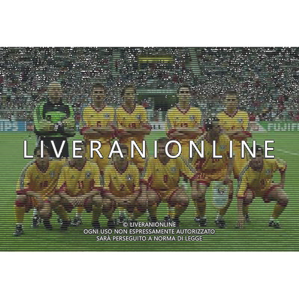 ROMANIA INGHILTERRA CAMPIONATO DEL MONDO FRANCIA 98-22-06-1998 NELLA FOTO FORMAZIONE ROMANIA AG ALDO LIVERANI S A S