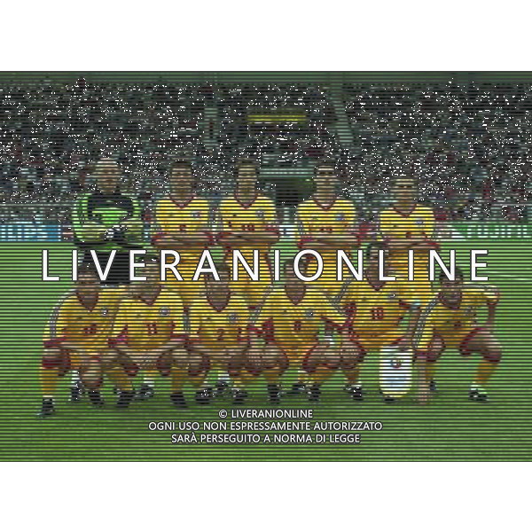 ROMANIA INGHILTERRA CAMPIONATO DEL MONDO FRANCIA 98-22-06-1998 NELLA FOTO FORMAZIONE ROMANIA AG ALDO LIVERANI S A S