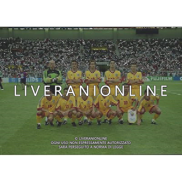 ROMANIA INGHILTERRA CAMPIONATO DEL MONDO FRANCIA 98-22-06-1998 NELLA FOTO FORMAZIONE ROMANIA AG ALDO LIVERANI S A S