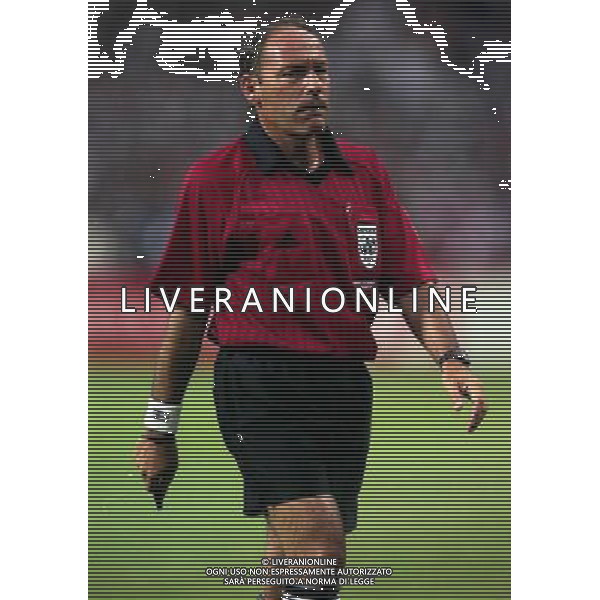 ROMANIA INGHILTERRA CAMPIONATO DEL MONDO FRANCIA 98-22-06-1998 NELLA FOTO ARBITRO Marc Batta AG ALDO LIVERANI S A S