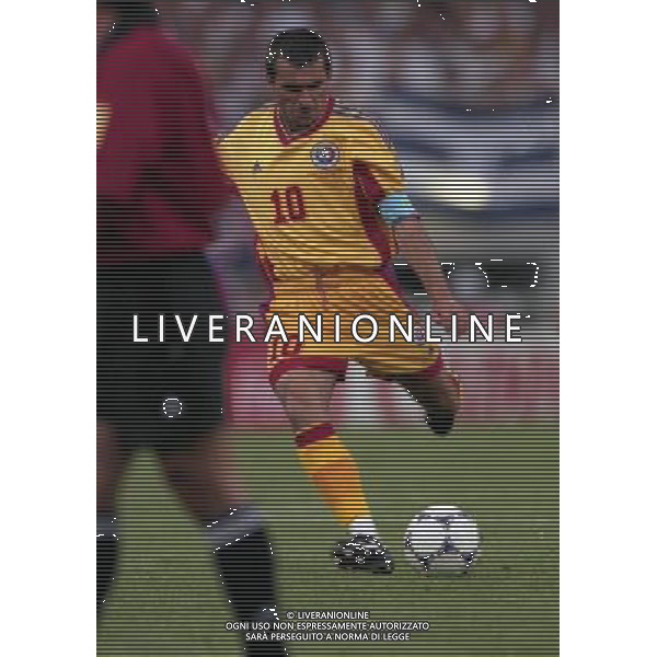 ROMANIA INGHILTERRA CAMPIONATO DEL MONDO FRANCIA 98-22-06-1998 NELLA FOTO GHEORGHE HAGI AG ALDO LIVERANI S A S