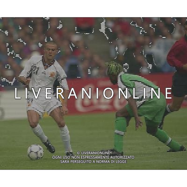 13/06/1998 CAMPIONATO DEL MONDO FRANCIA 98 SPAGNA -NIGERIA NELLA FOTO LUIS ENRIQUE AG ALDO LIVERANI S A S