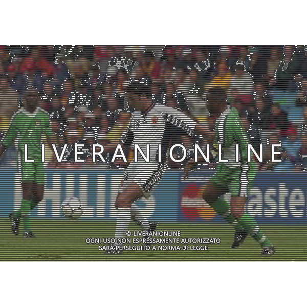 13/06/1998 CAMPIONATO DEL MONDO FRANCIA 98 SPAGNA -NIGERIA NELLA FOTO KIKO AG ALDO LIVERANI S A S