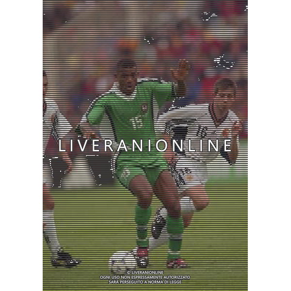 13/06/1998 CAMPIONATO DEL MONDO FRANCIA 98 SPAGNA -NIGERIA NELLA FOTO Sunday OLISEH AG ALDO LIVERANI S A S