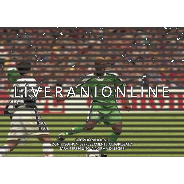 13/06/1998 CAMPIONATO DEL MONDO FRANCIA 98 SPAGNA -NIGERIA NELLA FOTO Jay Jay OKOCHA AG ALDO LIVERANI S A S