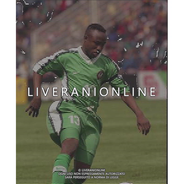 13/06/1998 CAMPIONATO DEL MONDO FRANCIA 98 SPAGNA -NIGERIA NELLA FOTO Tijani BABANGIDA AG ALDO LIVERANI S A S