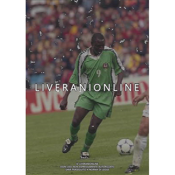 SPAGNA-NIGERIA -13 June 1998 14:30 Nantes / La Beaujoire CAMPIONATO DEL MONDO FRANCIA 98 NELLA FOTO Rasheed YEKINI AG ALDO LIVERANI S A S