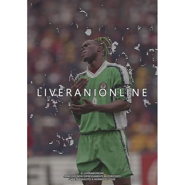 SPAGNA-NIGERIA -13 June 1998 14:30 Nantes / La Beaujoire CAMPIONATO DEL MONDO FRANCIA 98 NELLA FOTO Taribo WEST AG ALDO LIVERANI S A S