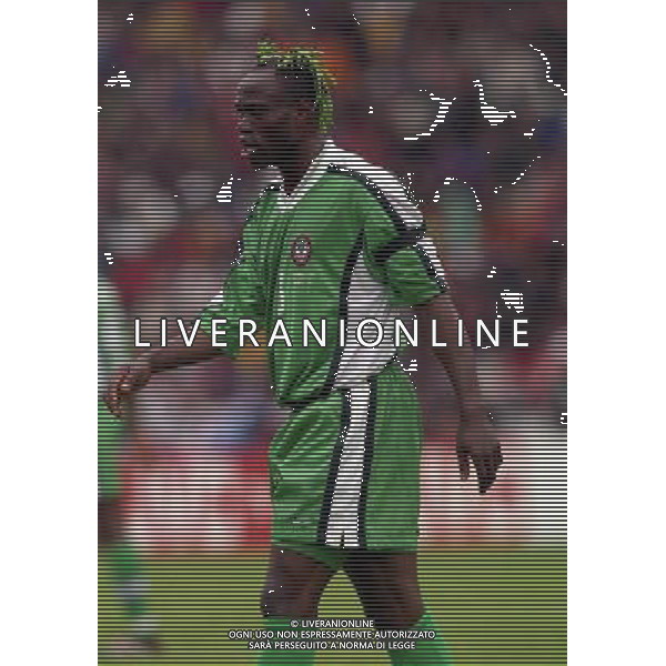SPAGNA-NIGERIA -13 June 1998 14:30 Nantes / La Beaujoire CAMPIONATO DEL MONDO FRANCIA 98 NELLA FOTO Taribo WEST AG ALDO LIVERANI S A S
