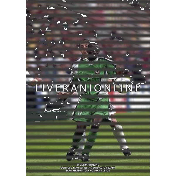 SPAGNA-NIGERIA -13 June 1998 14:30 Nantes / La Beaujoire CAMPIONATO DEL MONDO FRANCIA 98 NELLA FOTO Garba LAWAL AG ALDO LIVERANI S A S