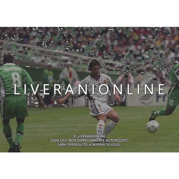 SPAGNA-NIGERIA -13 June 1998 14:30 Nantes / La Beaujoire CAMPIONATO DEL MONDO FRANCIA 98 NELLA FOTO Rafael ALKORTA AG ALDO LIVERANI S A S