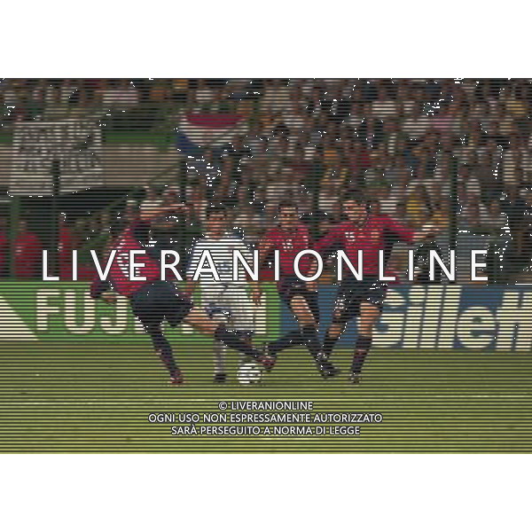 19/06/1998 CAMPIONATO DEL MONDO FRANCIA 98 SPAGNA-PARAGUAY NELLA FOTO Miguel BENITEZ AG ALDO LIVERANI S A S