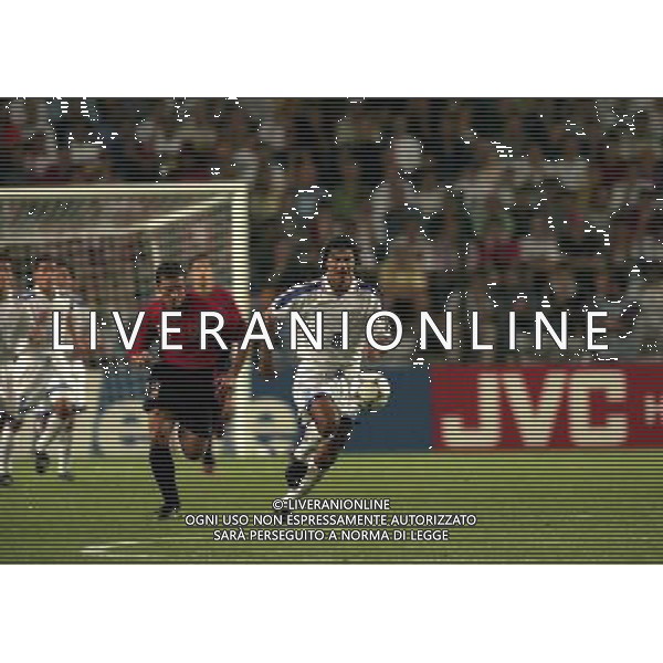 19/06/1998 CAMPIONATO DEL MONDO FRANCIA 98 SPAGNA-PARAGUAY NELLA FOTO Aristides ROJAS AG ALDO LIVERANI S A S