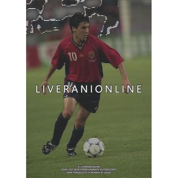 19/06/1998 CAMPIONATO DEL MONDO FRANCIA 98 SPAGNA-PARAGUAY NELLA FOTO RAUL AG ALDO LIVERANI S A S