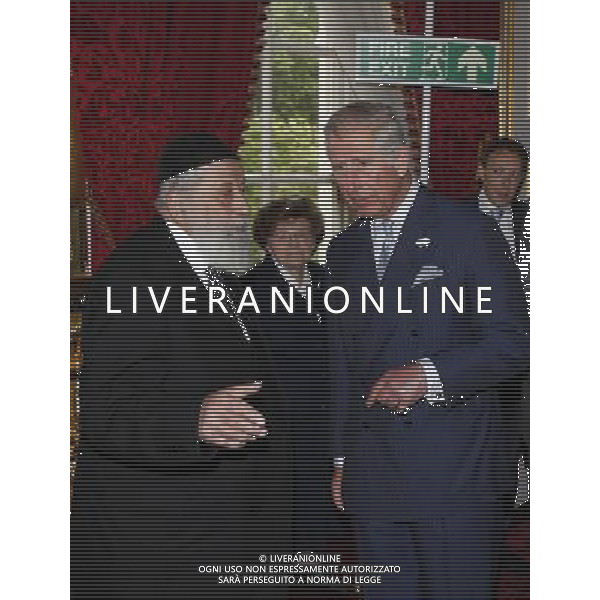Britain\'s Prince Charles, right, talks with Rabbi Kurt Stern, left, during a reception for Kindertransport refugees and members of their families to commemorate the 75th anniversary of the Kindertransport, at St. James\'s Palace, in central London, Monday, June 24, 2013. Between Dec. 1938 and 1939 up to 10, 000 unaccompanied children, mostly Jewish, fled Germany, Austria and Czechoslovakia and travelled to the UK, where they were given refuge following events in Nazi controlled Europe. (AP Photo/Lefteris Pitarakis, Pool) ©photoshot/AGENZIA ALDO LIVERANI SAS - ITALY ONLY - REALI INGLESI: Il Principe Carlo d\'Inghilterra