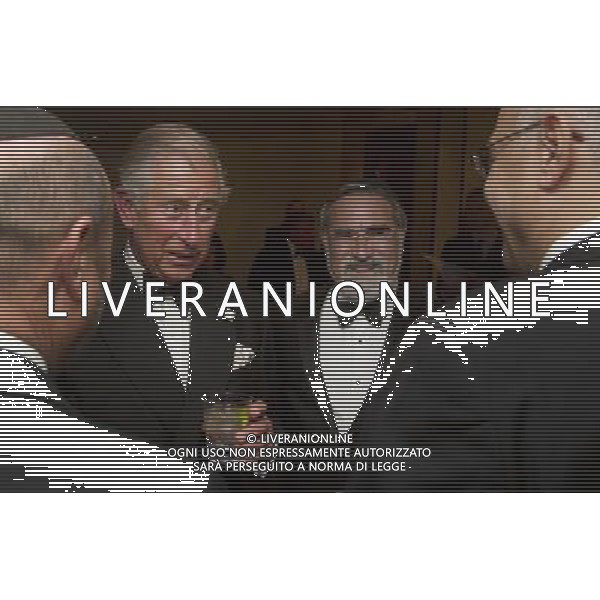 The Prince of Wales speaks to guests during a tribute dinner in honour of Lord Sacks, Chief Rabbi of the United Hebrew Congregations of the Commonwealth at Grosvenor House, central London. ©photoshot/AGENZIA ALDO LIVERANI SAS - ITALY ONLY - REALI INGLESI: Il Principe Carlo d\'Inghilterra
