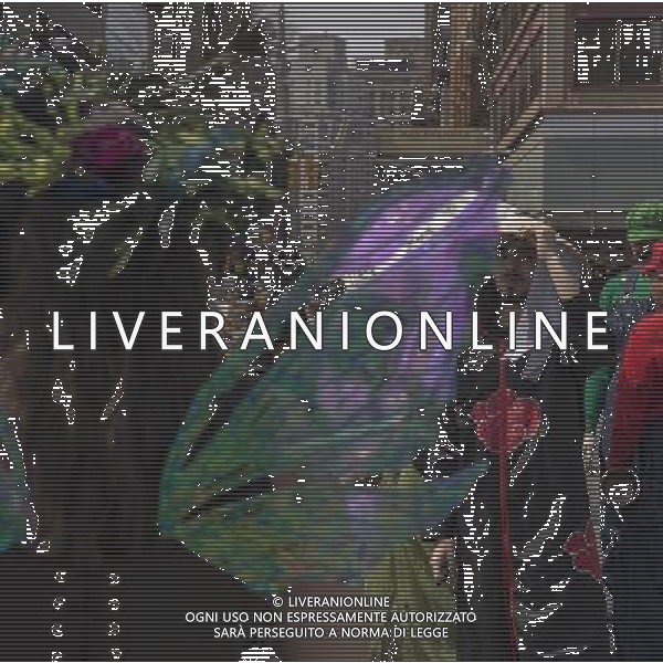 Cosplay aficionados, dressed as their favorite comic characters, meet in Union Square Park on Saturday, June 22, 2013 prior to taking a subway ride to Coney Island to view the Mermaid Parade. (Œ Richard B. Levine) ©photoshot/AGENZIA ALDO LIVERANI SAS - ITALY ONLY - Veduta della vita quotidiana e commerciale dei quartieri della citta\' di New York