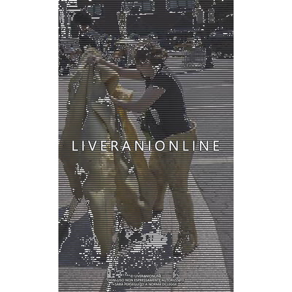 Cosplay aficionados, dressed as their favorite comic characters, meet in Union Square Park on Saturday, June 22, 2013 prior to taking a subway ride to Coney Island to view the Mermaid Parade. (Œ Richard B. Levine) ©photoshot/AGENZIA ALDO LIVERANI SAS - ITALY ONLY - Veduta della vita quotidiana e commerciale dei quartieri della citta\' di New York