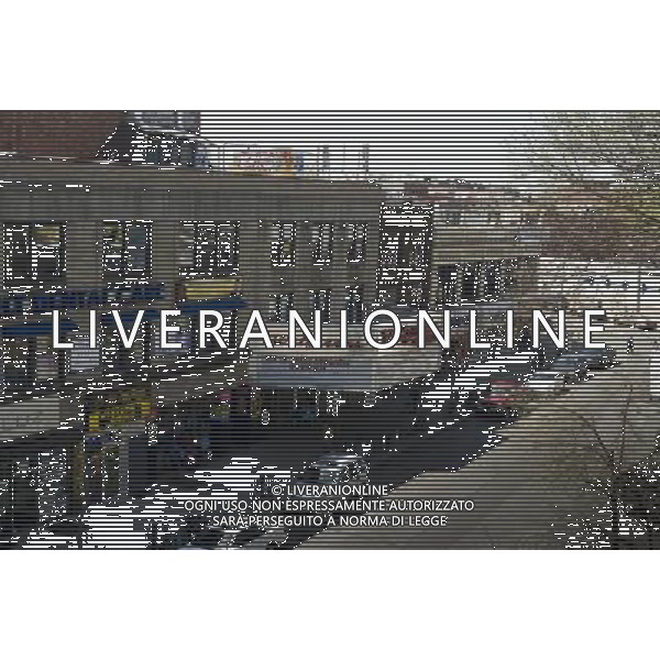 A commercial strip on Corona Plaza in the Corona neighborhood of Queens in New York on Friday, April 24, 2009. ( Richard B. Levine) ©photoshot/AGENZIA ALDO LIVERANI SAS - ITALY ONLY - Veduta della vita quotidiana e commerciale dei quartieri della citta\' di New York