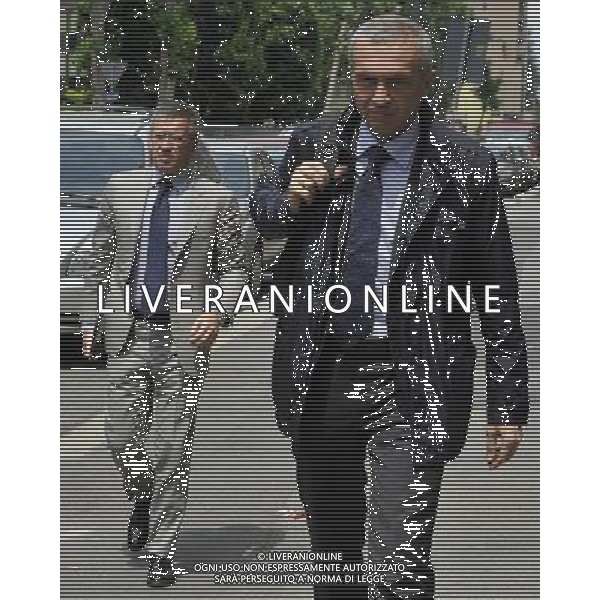 MILANO 27/6/2013 LEGA CALCIO, VIA ROSELLINI, 4 ASSEMBLEA DI LEGA CALCIO SERIE A NELLA FOTO LEONARDO MENICUCCI E DANIELE FENUCCI FOTO ROMANO/AG ALDO LIVERANI S.A.S.