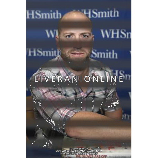 Matt Prior at WHSmith Guildford to promote his book The Gloves Are Off Surrey England