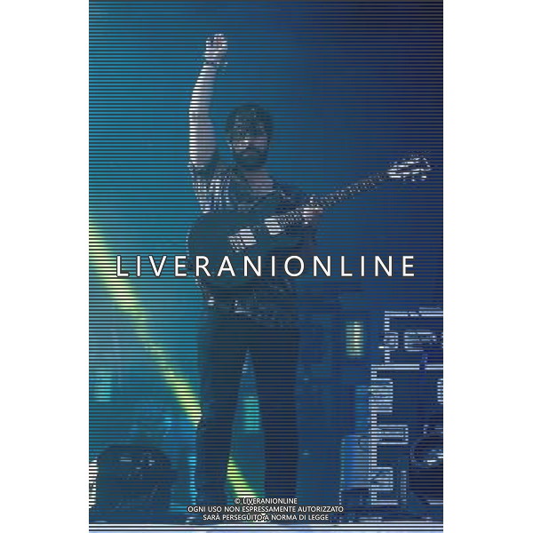 Foals plays Glastonbury Festival on 28/06/2013 at Worthy Farm, Glastonbury. The band is formed of: Yannis Philippakis, Jack Bevan, Jimmy Smith, Walter Gervers, Edwin Congreave. ©PHOTOSHOT/AGENZIA ALDO LIVERANI SAS - ITALY ONLY - EDITORIAL USE ONLY