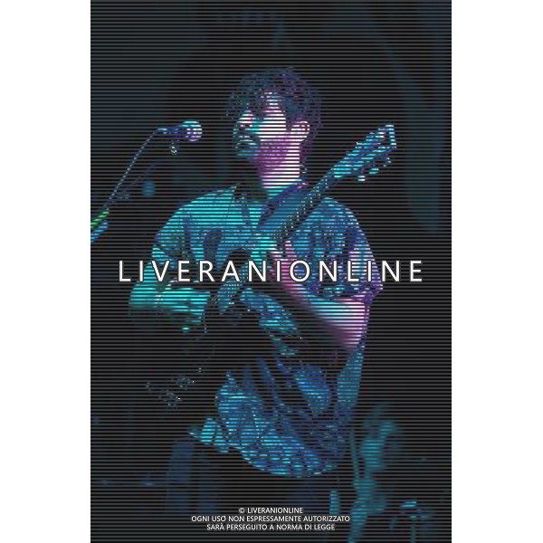 Foals plays Glastonbury Festival on 28/06/2013 at Worthy Farm, Glastonbury. The band is formed of: Yannis Philippakis, Jack Bevan, Jimmy Smith, Walter Gervers, Edwin Congreave. ©PHOTOSHOT/AGENZIA ALDO LIVERANI SAS - ITALY ONLY - EDITORIAL USE ONLY