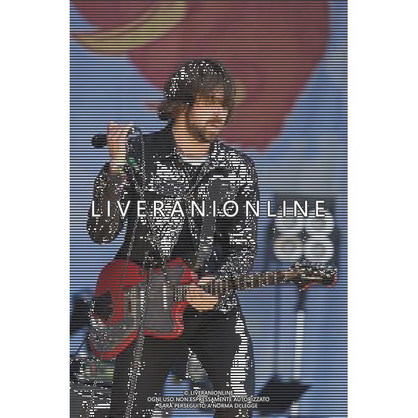 The Vaccines plays Glastonbury Festival on 28/06/2013 at Worthy Farm, Glastonbury. Band Members: Justin Hayward-Young, Freddie Cowan, çrni çrnason, Pete Robertson. ©PHOTOSHOT/AGENZIA ALDO LIVERANI SAS - ITALY ONLY - EDITORIAL USE ONLY