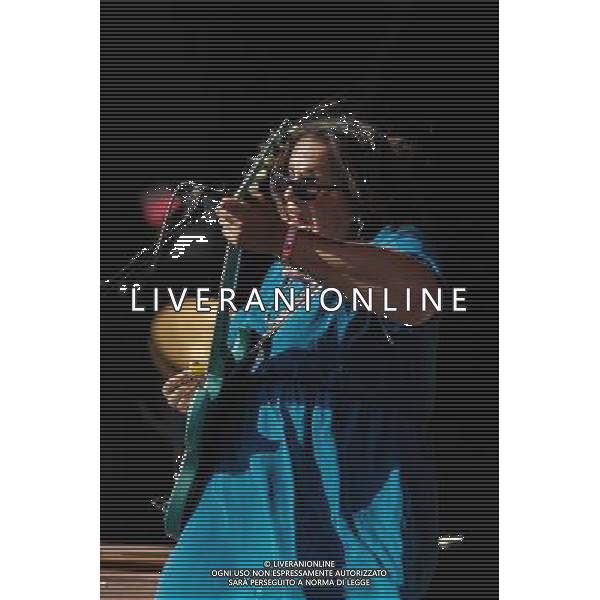 Alabama Shakes plays Glastonbury Festival on 29/06/2013 at Worthy Farm, Glastonbury. The group consists of lead singer and guitarist Brittany Howard, guitarist Heath Fogg, bassist Zac Cockrell, keyboard player Ben Tanner, and drummer Steve Johnson. ©PHOTOSHOT/AGENZIA ALDO LIVERANI SAS - ITALY ONLY - EDITORIAL USE ONLY