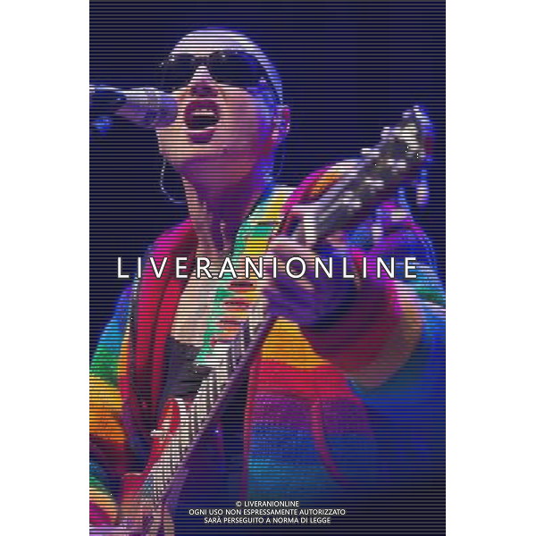 Irish Singer/Songwriter Sinead O\'Connor (born SinÌ©ad Marie Bernadette O\'Connor) performs on the acoustic stage at Glastonbury Festival, Worthy Farm, Pilton, Glastonbury, Somerset, UK on 28th June 2013. ©PHOTOSHOT/AGENZIA ALDO LIVERANI SAS - ITALY ONLY - EDITORIAL USE ONLY
