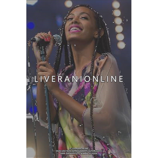 Solange Knowles (aka Solange Piaget Knowles), sister of Beyonce Knowles performs on The Park Stage at Glastonbury Festival, Worthy Farm, Pilton, Glastonbury, Somerset, UK on 28th June 2013. ©PHOTOSHOT/AGENZIA ALDO LIVERANI SAS - ITALY ONLY - EDITORIAL USE ONLY