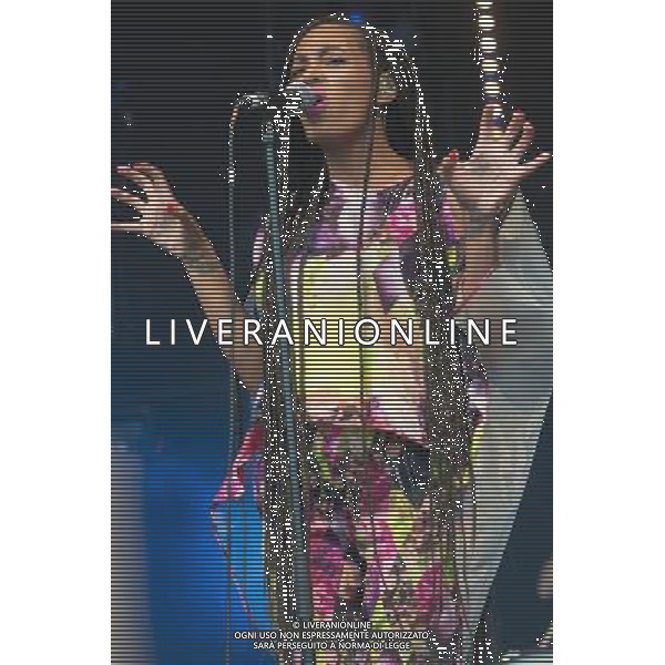 Solange Knowles (aka Solange Piaget Knowles), sister of Beyonce Knowles performs on The Park Stage at Glastonbury Festival, Worthy Farm, Pilton, Glastonbury, Somerset, UK on 28th June 2013. ©PHOTOSHOT/AGENZIA ALDO LIVERANI SAS - ITALY ONLY - EDITORIAL USE ONLY
