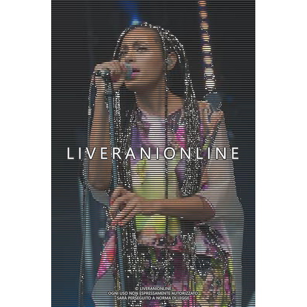 Solange Knowles (aka Solange Piaget Knowles), sister of Beyonce Knowles performs on The Park Stage at Glastonbury Festival, Worthy Farm, Pilton, Glastonbury, Somerset, UK on 28th June 2013. ©PHOTOSHOT/AGENZIA ALDO LIVERANI SAS - ITALY ONLY - EDITORIAL USE ONLY