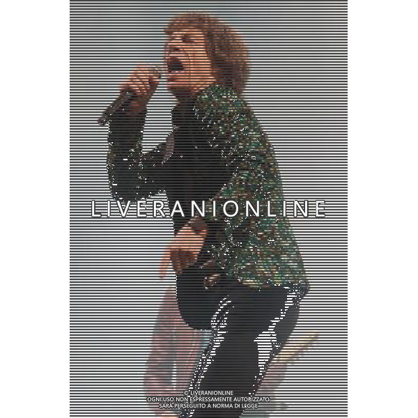 The Rolling Stones headline the Pyramid Stage at Glastonbury Festival, Worthy Farm, Pilton, Glastonbury, Somerset, UK on 29th June 2013. Pictured: Mick Jagger ©photoshot/AGENZIA ALDO LIVERANI SAS - ITALY ONLY - EDITORIAL USE ONLY