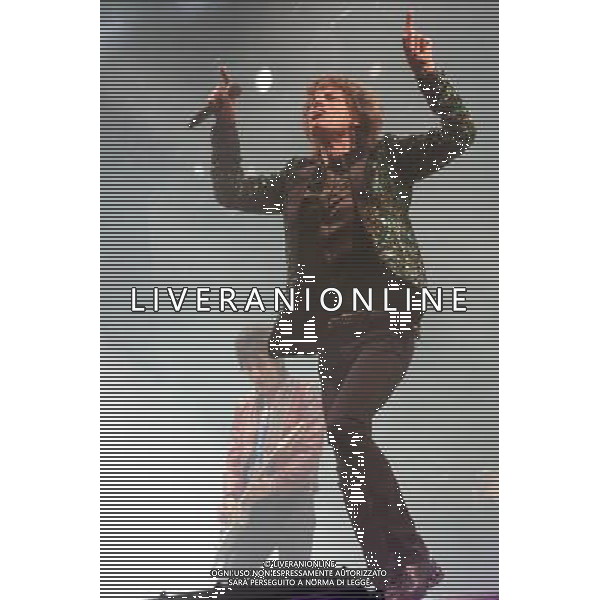 The Rolling Stones headline the Pyramid Stage at Glastonbury Festival, Worthy Farm, Pilton, Glastonbury, Somerset, UK on 29th June 2013. Pictured: Mick Jagger ©photoshot/AGENZIA ALDO LIVERANI SAS - ITALY ONLY - EDITORIAL USE ONLY