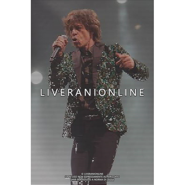 The Rolling Stones headline the Pyramid Stage at Glastonbury Festival, Worthy Farm, Pilton, Glastonbury, Somerset, UK on 29th June 2013. Pictured: Mick Jagger ©photoshot/AGENZIA ALDO LIVERANI SAS - ITALY ONLY - EDITORIAL USE ONLY