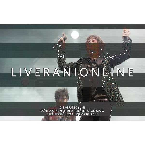 The Rolling Stones headline the Pyramid Stage at Glastonbury Festival, Worthy Farm, Pilton, Glastonbury, Somerset, UK on 29th June 2013. Pictured: Mick Jagger ©photoshot/AGENZIA ALDO LIVERANI SAS - ITALY ONLY - EDITORIAL USE ONLY