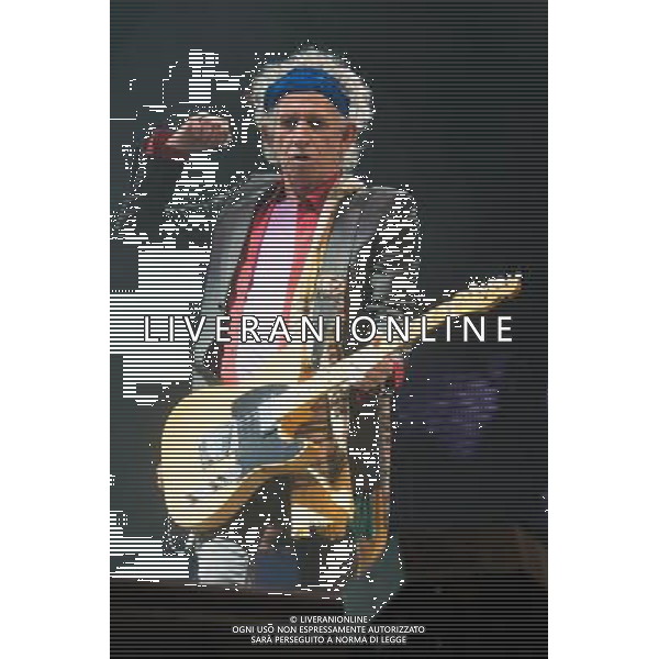 The Rolling Stones headline the Pyramid Stage at Glastonbury Festival, Worthy Farm, Pilton, Glastonbury, Somerset, UK on 29th June 2013. Pictured: Keith Richards ©photoshot/AGENZIA ALDO LIVERANI SAS - ITALY ONLY - EDITORIAL USE ONLY
