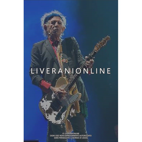The Rolling Stones headline the Pyramid Stage at Glastonbury Festival, Worthy Farm, Pilton, Glastonbury, Somerset, UK on 29th June 2013. Pictured: Keith Richards ©photoshot/AGENZIA ALDO LIVERANI SAS - ITALY ONLY - EDITORIAL USE ONLY