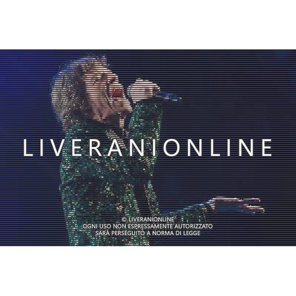 The Rolling Stones headline the Pyramid Stage at Glastonbury Festival, Worthy Farm, Pilton, Glastonbury, Somerset, UK on 29th June 2013. Pictured: Mick Jagger ©photoshot/AGENZIA ALDO LIVERANI SAS - ITALY ONLY - EDITORIAL USE ONLY