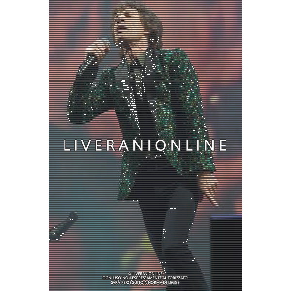 The Rolling Stones headline the Pyramid Stage at Glastonbury Festival, Worthy Farm, Pilton, Glastonbury, Somerset, UK on 29th June 2013. Pictured: Mick Jagger ©photoshot/AGENZIA ALDO LIVERANI SAS - ITALY ONLY - EDITORIAL USE ONLY