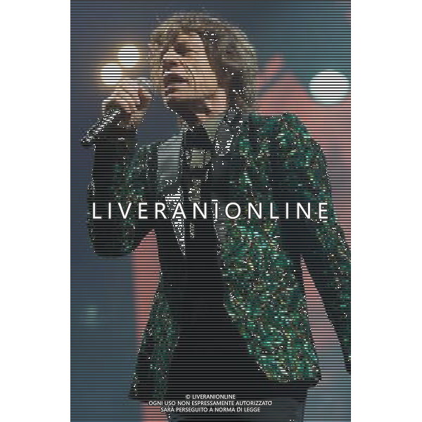 The Rolling Stones headline the Pyramid Stage at Glastonbury Festival, Worthy Farm, Pilton, Glastonbury, Somerset, UK on 29th June 2013. Pictured: Mick Jagger ©photoshot/AGENZIA ALDO LIVERANI SAS - ITALY ONLY - EDITORIAL USE ONLY
