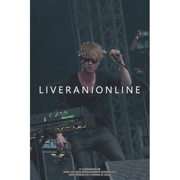 Kodaline - Steven Garrigan â€“ vocals, guitar; performing live in concert at ive at Hard Rock Calling 2013 on the Main Stage, Queen Elizabeth Olympic Park, London, United Kingdom Date: 29/06/2013 ©photoshot/AGENZIA ALDO LIVERANI SAS - ITALY ONLY - EDITORIAL USE ONLY