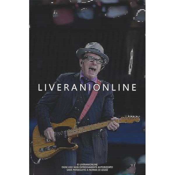 Elvis Costello plays Glastonbury Festival on 29/06/2013 at Worthy Farm, Glastonbury. Persons pictured: Elvis Costello. ©photoshot/AGENZIA ALDO LIVERANI SAS - ITALY ONLY - EDITORIAL USE ONLY