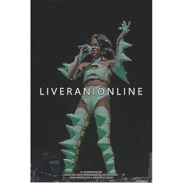 Azealia Banks plays Glastonbury Festival on 29/06/2013 at Worthy Farm, Glastonbury. Persons pictured: Azealia Banks. ©photoshot/AGENZIA ALDO LIVERANI SAS - ITALY ONLY - EDITORIAL USE ONLY