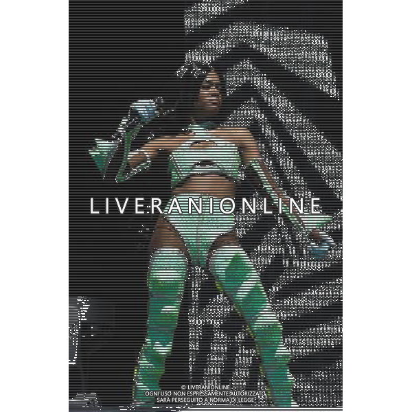 Azealia Banks plays Glastonbury Festival on 29/06/2013 at Worthy Farm, Glastonbury. Persons pictured: Azealia Banks. ©photoshot/AGENZIA ALDO LIVERANI SAS - ITALY ONLY - EDITORIAL USE ONLY