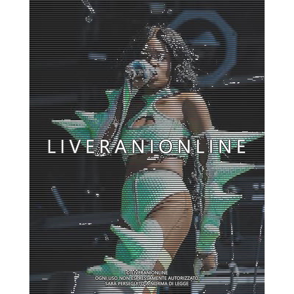 Azealia Banks plays Glastonbury Festival on 29/06/2013 at Worthy Farm, Glastonbury. Persons pictured: Azealia Banks. ©photoshot/AGENZIA ALDO LIVERANI SAS - ITALY ONLY - EDITORIAL USE ONLY