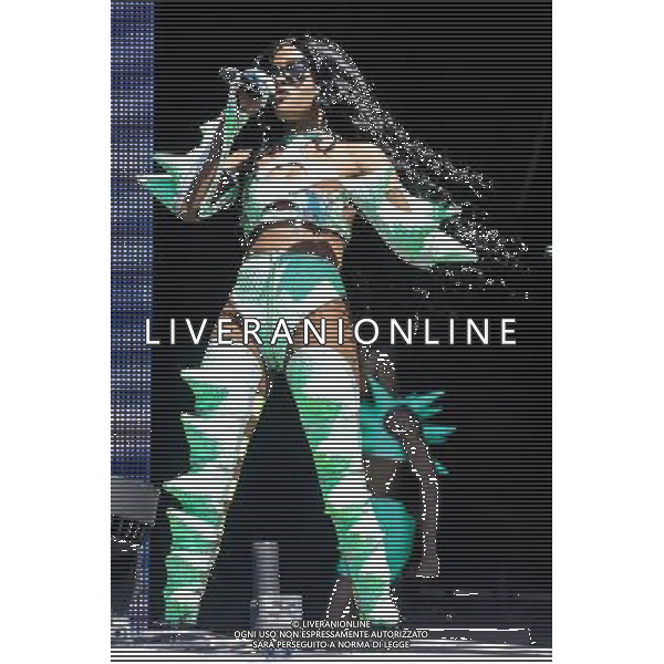 Azealia Banks plays Glastonbury Festival on 29/06/2013 at Worthy Farm, Glastonbury. Persons pictured: Azealia Banks. ©photoshot/AGENZIA ALDO LIVERANI SAS - ITALY ONLY - EDITORIAL USE ONLY