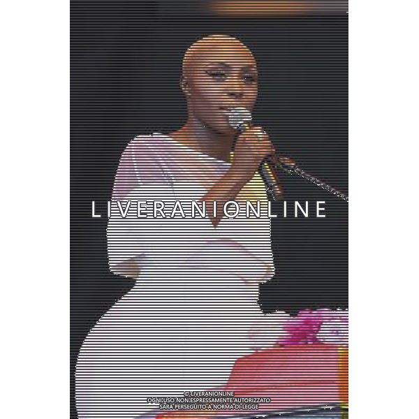 Laura Mvula plays Glastonbury Festival on 29/06/2013 at Worthy Farm, Glastonbury. Persons pictured: Laura Mvula. ©photoshot/AGENZIA ALDO LIVERANI SAS - ITALY ONLY - EDITORIAL USE ONLY